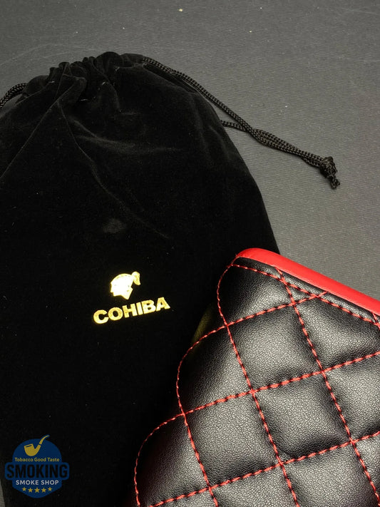حافظة سيجار كوهيبا مبطّنة بالخشب ثلاث قطع | COHIBA Cedar-Lined Tripl Cigar Case
