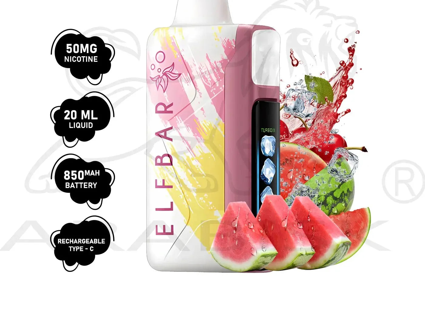 ElfBar Ice King 30K Disposable Puffs بود الفابار ايس كينج 30 الف سحبة
