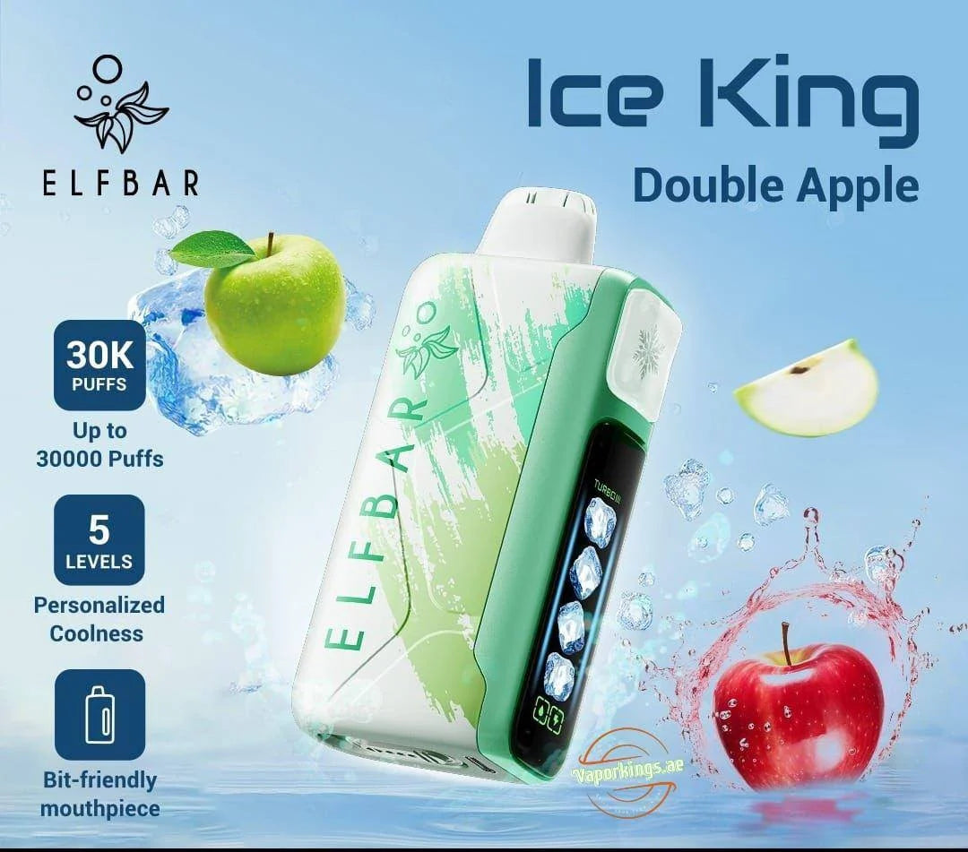 ElfBar Ice King 30K Disposable Puffs بود الفابار ايس كينج 30 الف سحبة