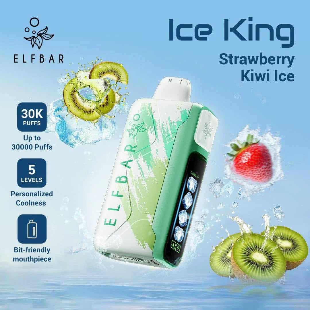 ElfBar Ice King 30K Disposable Puffs بود الفابار ايس كينج 30 الف سحبة