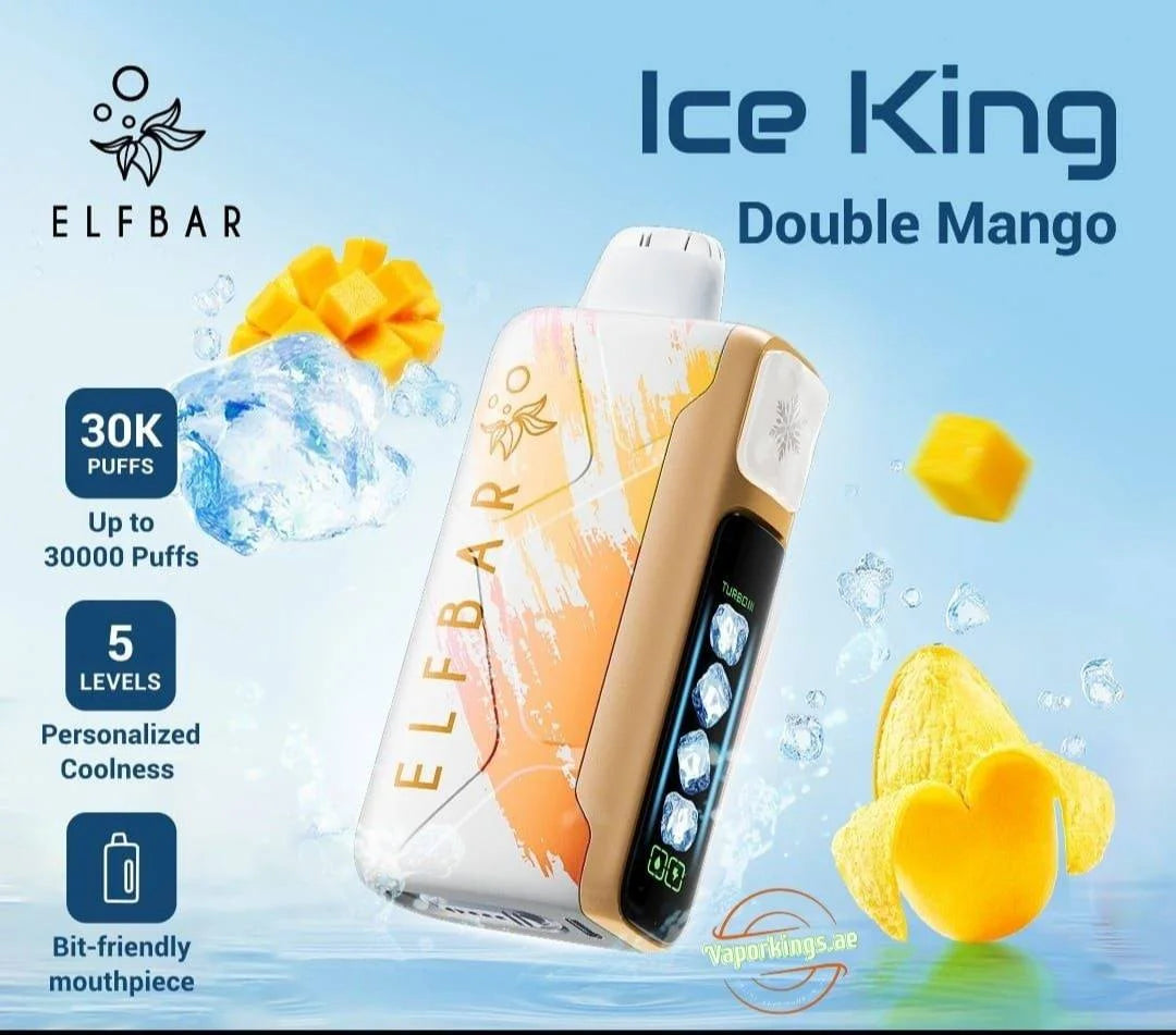 ElfBar Ice King 30K Disposable Puffs بود الفابار ايس كينج 30 الف سحبة