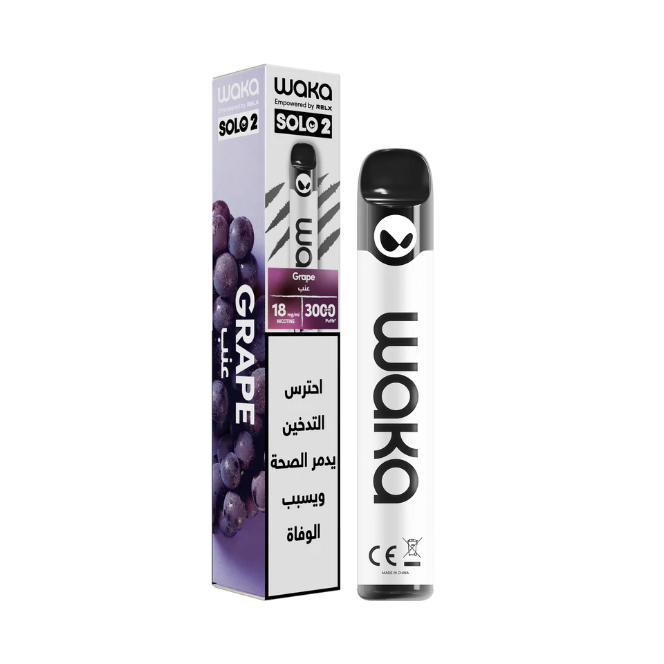 WAKA SOLO2 3k puffs بود واكا سولو 3 الاف سحبة سموكنج شوب