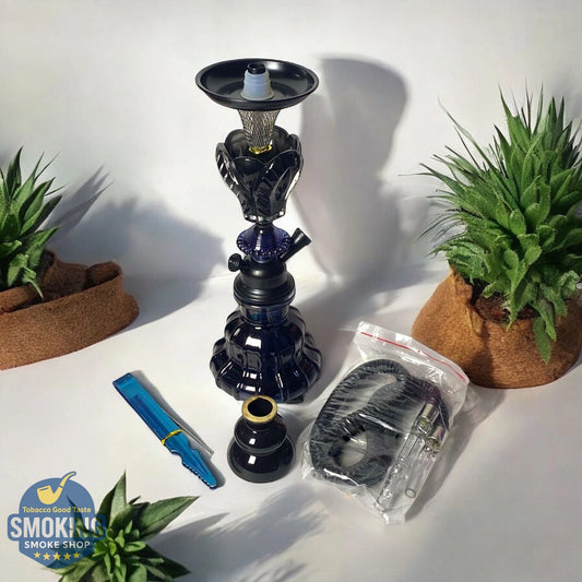 Malek Elzaman Mini Colored Fatota 32 CM shisha -  ملك الزمان ميني فطوطة شيشة 32 سم الوان
