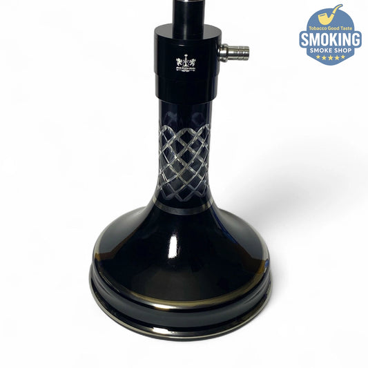 Malek Elzaman Black Diamond 64 CM Shisha ملك الزمان شيشة دايموند اسود 64 سم