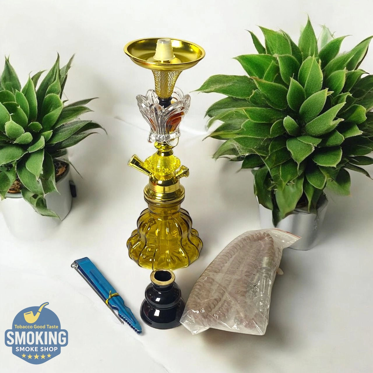 Malek Elzaman Mini Fatota 32 CM shisha - ملك الزمان شيشة فطوطة 32 سم ملونة