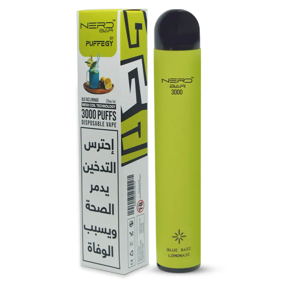 Nerd Bar 3000 Disposable Puffs بود نيرد 3 الاف سحبة