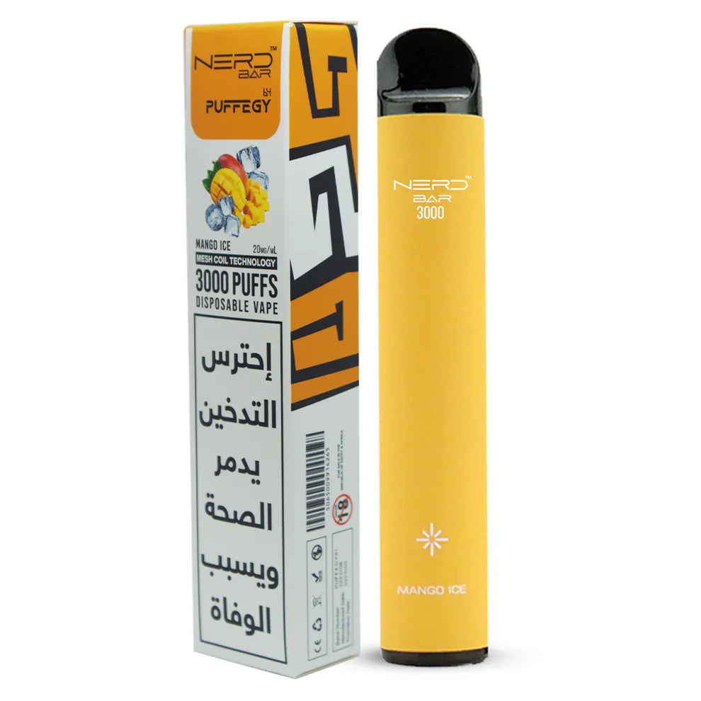 Nerd Bar 3000 Disposable Puffs بود نيرد 3 الاف سحبة