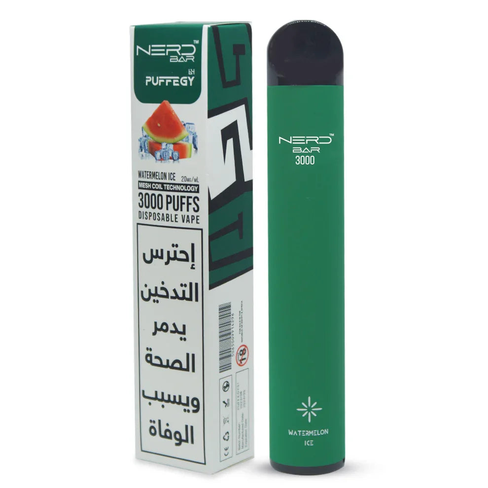 Nerd Bar 3000 Disposable Puffs بود نيرد 3 الاف سحبة