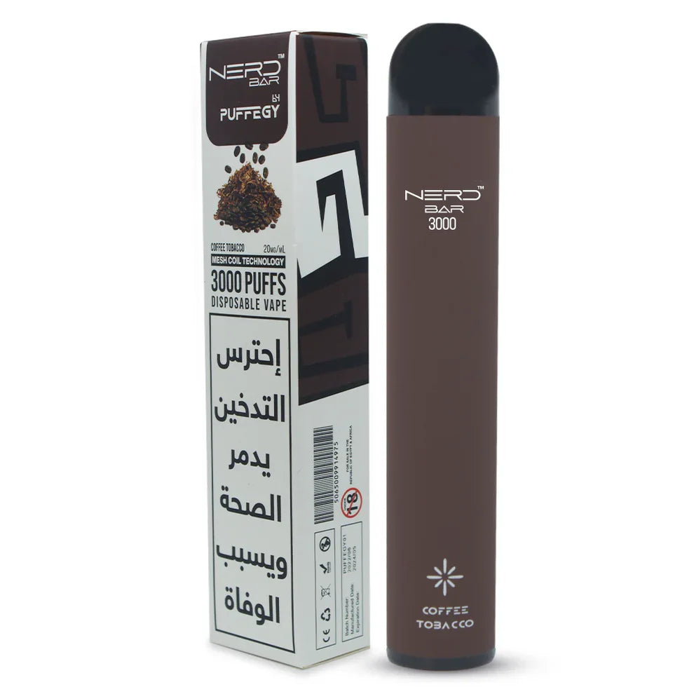 Nerd Bar 3000 Disposable Puffs بود نيرد 3 الاف سحبة