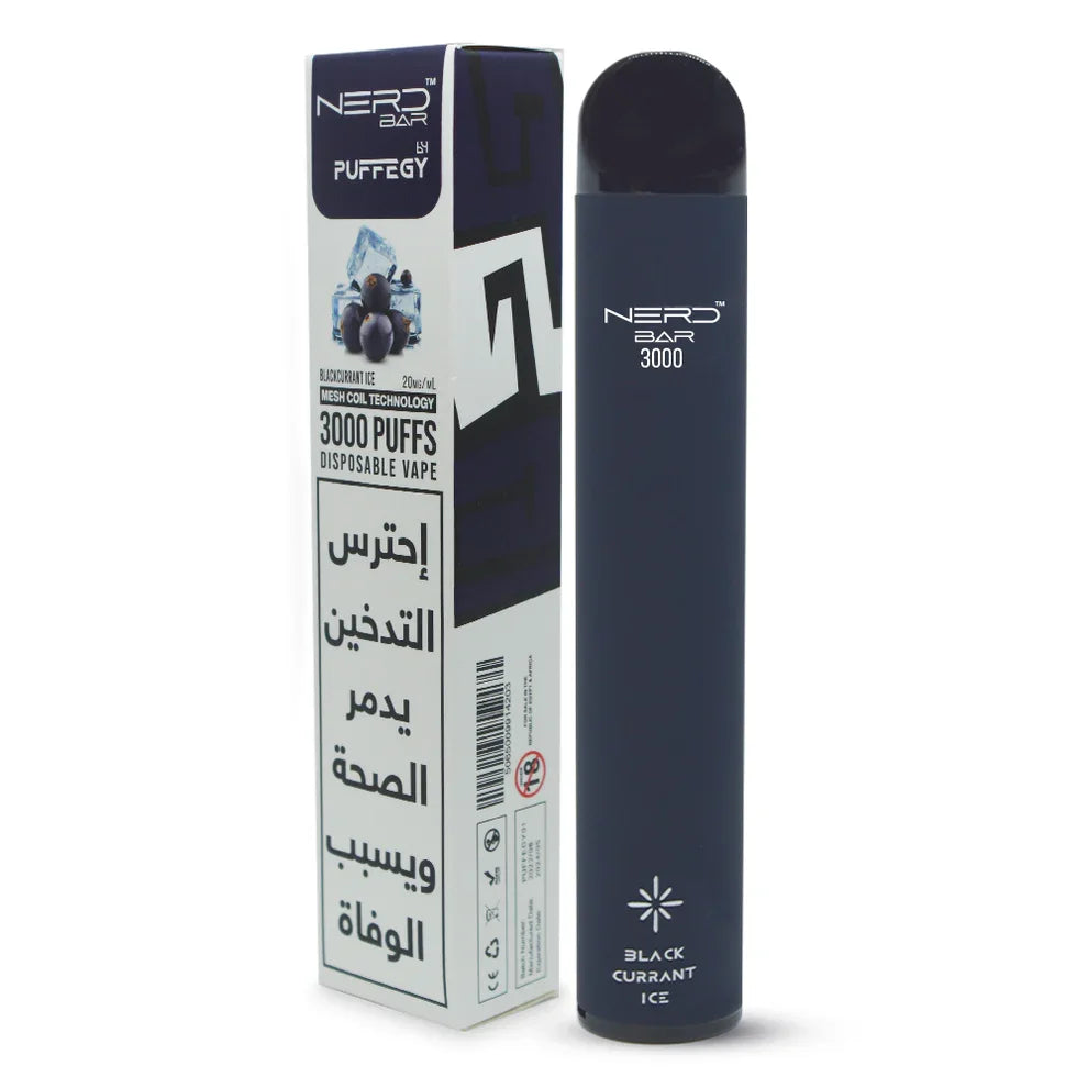 Nerd Bar 3000 Disposable Puffs بود نيرد 3 الاف سحبة