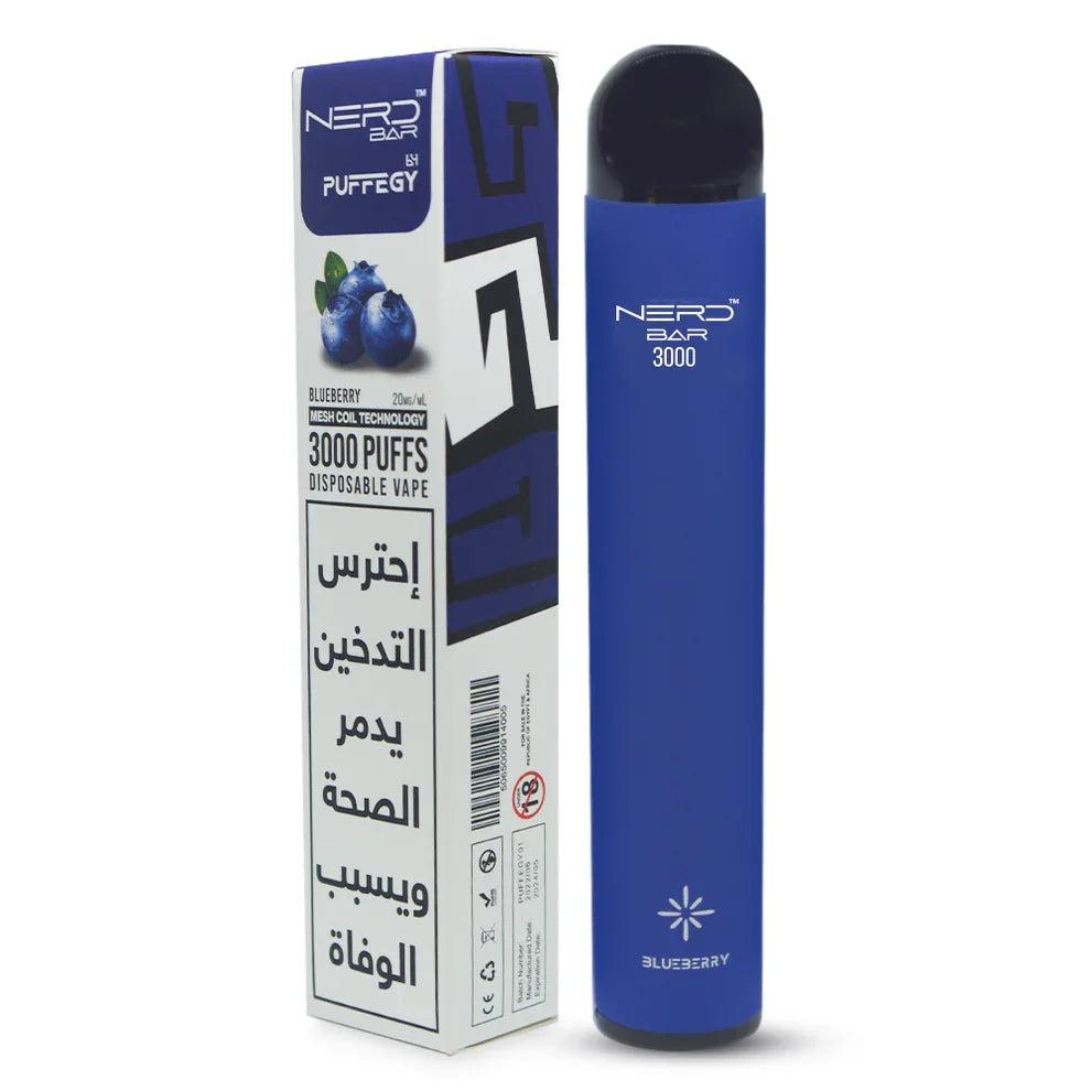 Nerd Bar 3000 Disposable Puffs بود نيرد 3 الاف سحبة