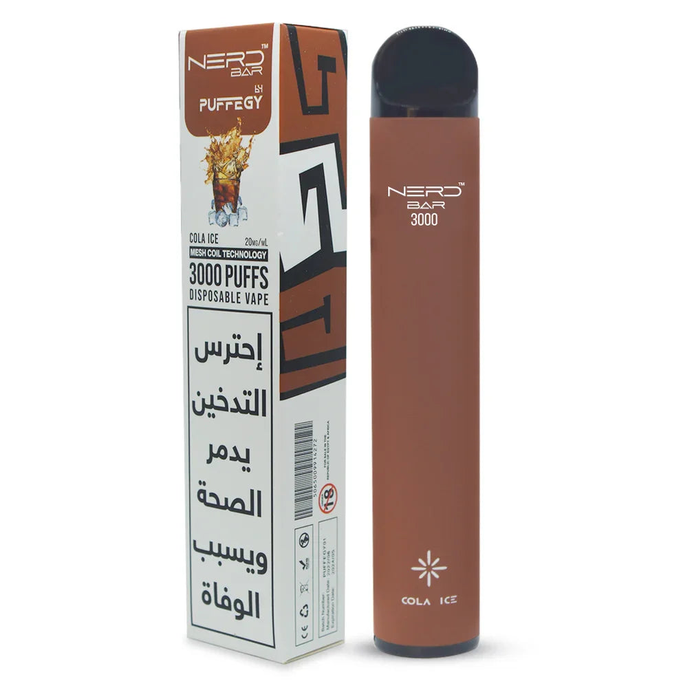 Nerd Bar 3000 Disposable Puffs بود نيرد 3 الاف سحبة