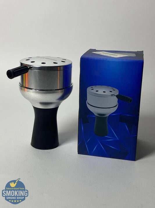 LUXE Stainless Steel Shisha Head Set - رأس (حجر) شيشة ستانلس بقاعدة سيليكون الوان مختلفة