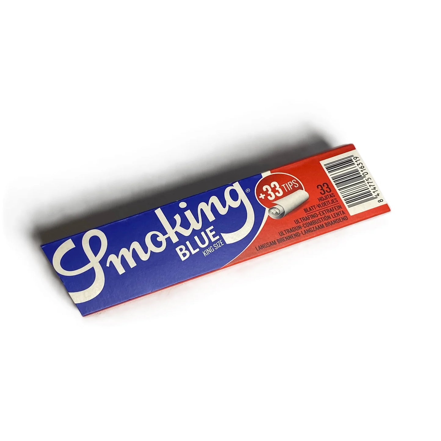Smoking Blue King Size + Tips سموكنج ازرق تبات طويل