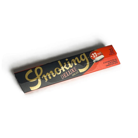 Smoking Deluxe King Size + Tips سموكنج اسود تبات طويل