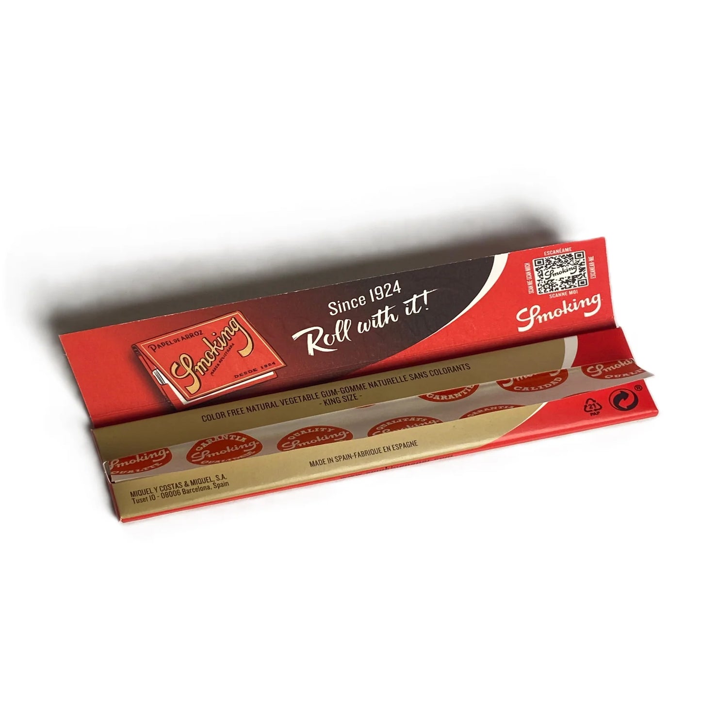 Smoking Thinnest Brown King Size سموكنج بني رفيع طويل