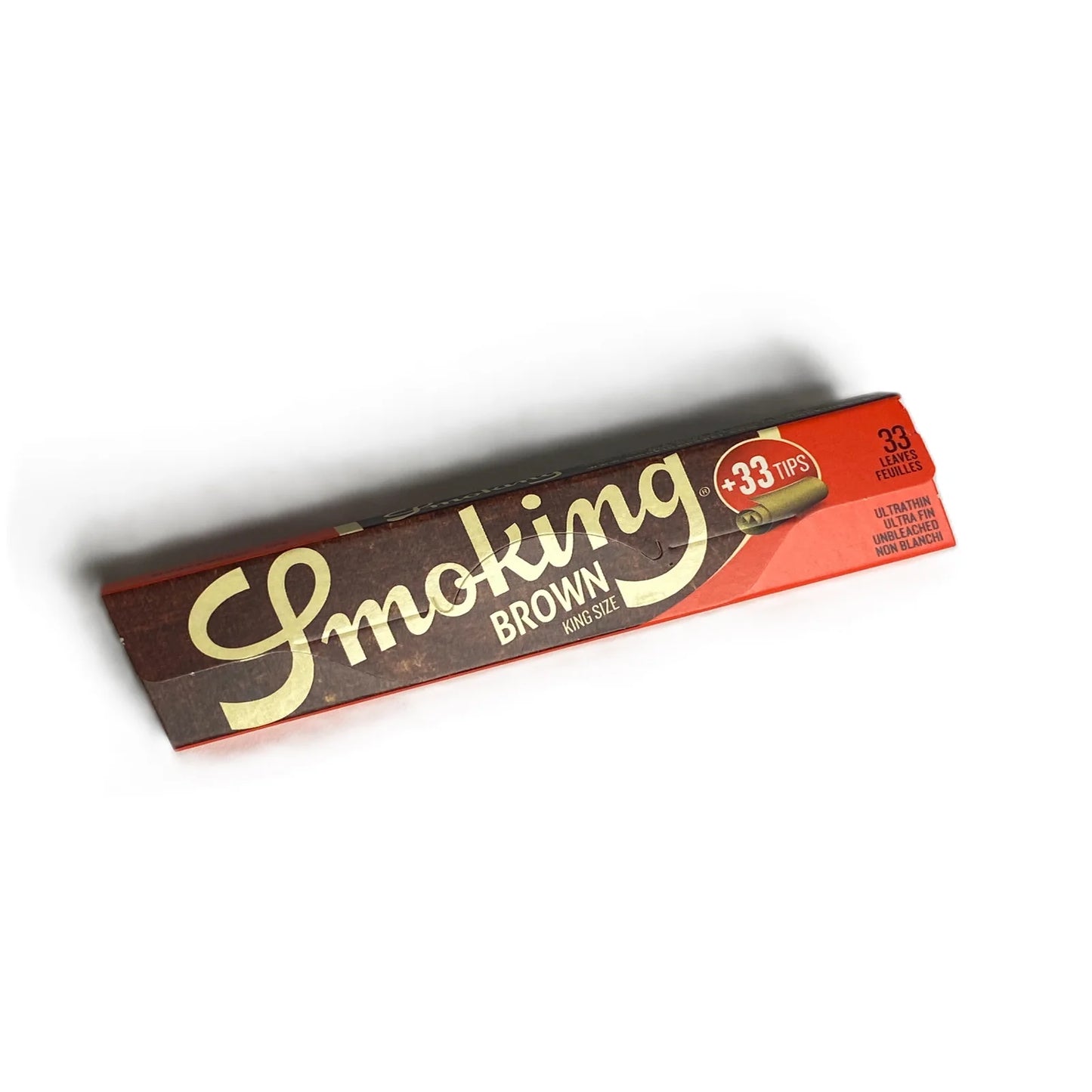 Smoking Brown King Size + Tips سموكنج بني تبات طويل