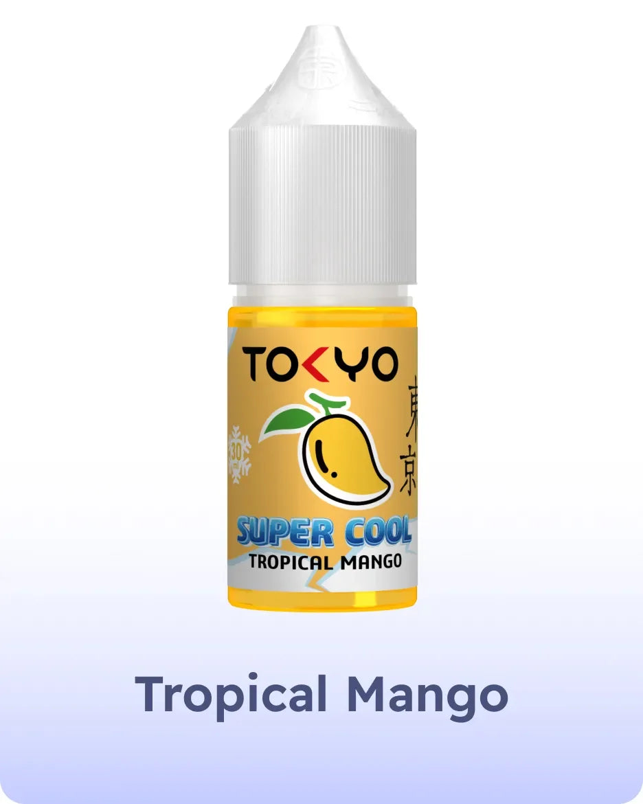 TOKYO Super Cool Salt Liquid 35-50 Nic طوكيو سوبر كول سالت ليكويد 35-50 نيكوتين