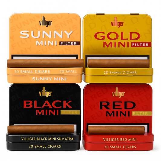 Villiger mini filter cigarillos فيليجر ميني سيجاريلو
