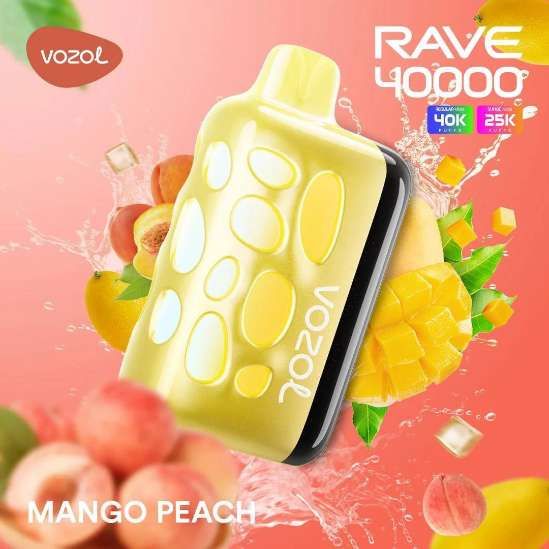 VOZOL RAVE 40K Disposable Puffs بود فوزول ريف 40 الف سحبة