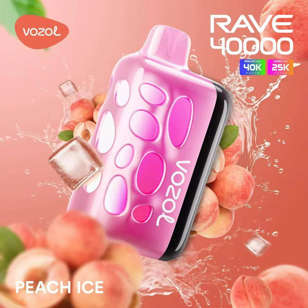 VOZOL RAVE 40K Disposable Puffs بود فوزول ريف 40 الف سحبة