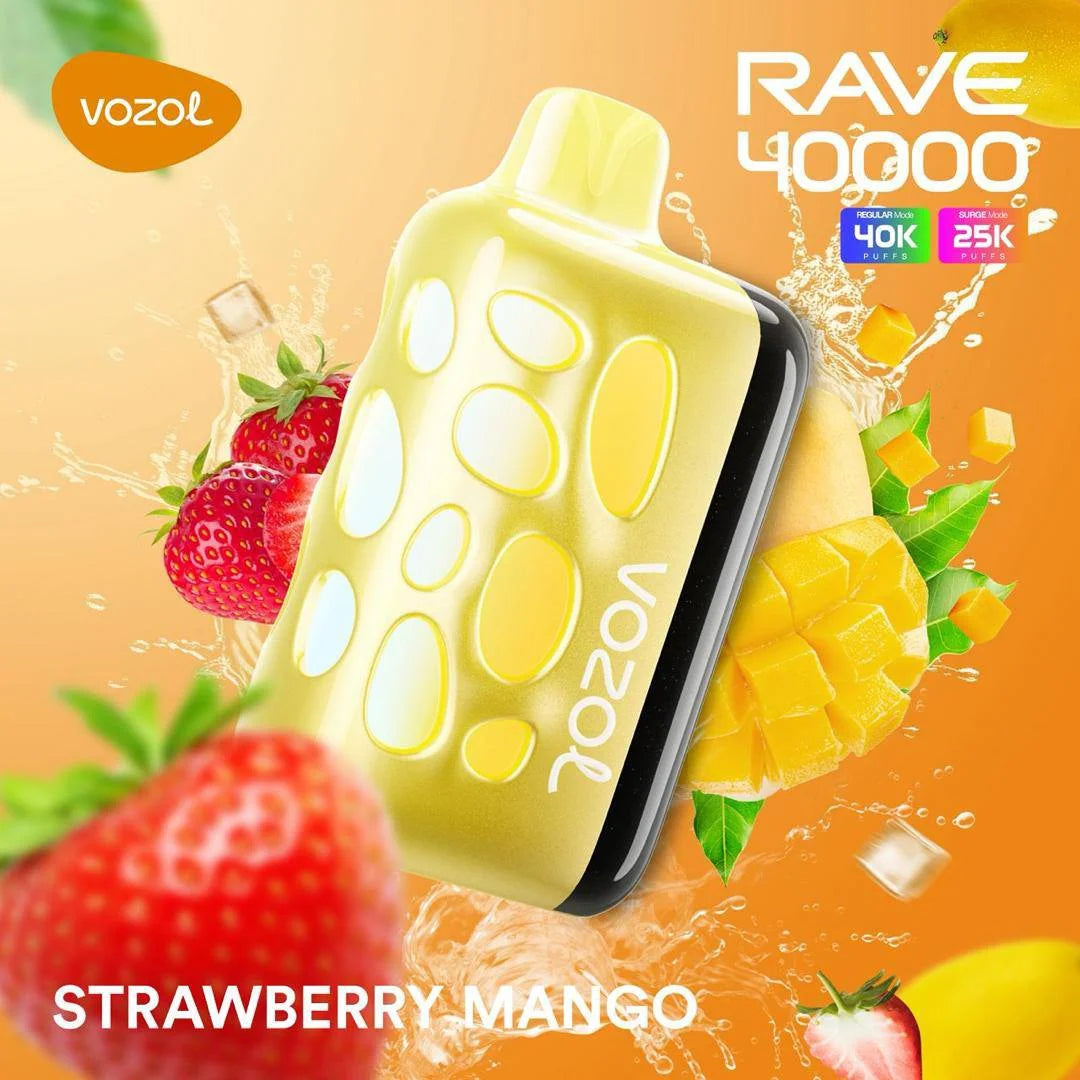 VOZOL RAVE 40K Disposable Puffs بود فوزول ريف 40 الف سحبة