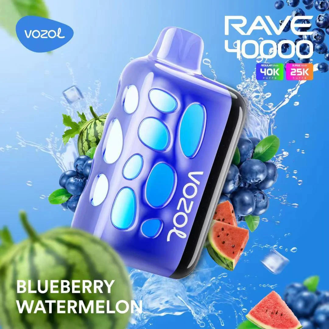 VOZOL RAVE 40K Disposable Puffs بود فوزول ريف 40 الف سحبة