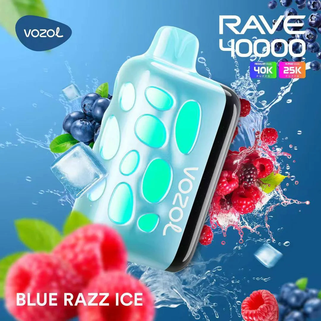 VOZOL RAVE 40K Disposable Puffs بود فوزول ريف 40 الف سحبة