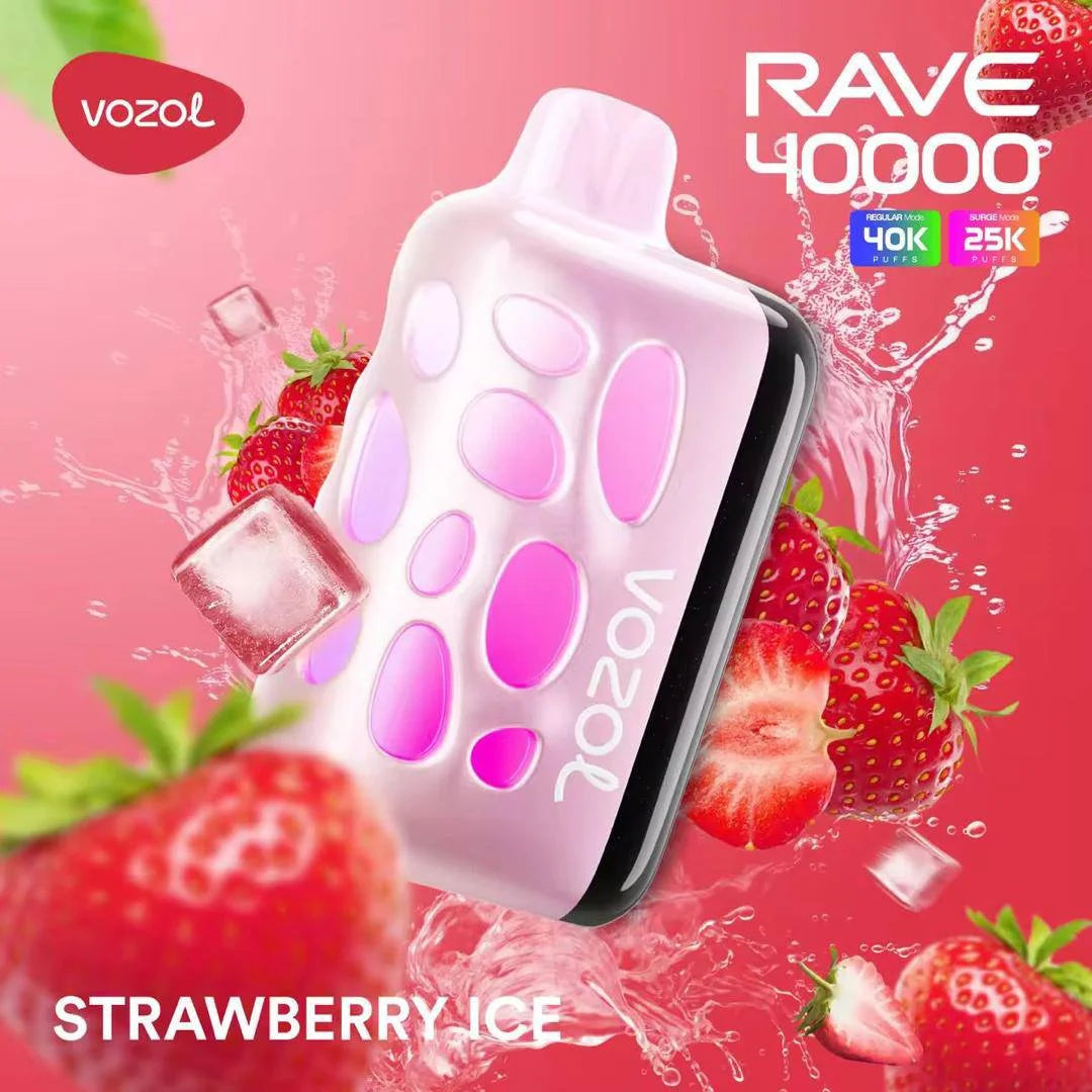 VOZOL RAVE 40K Disposable Puffs بود فوزول ريف 40 الف سحبة