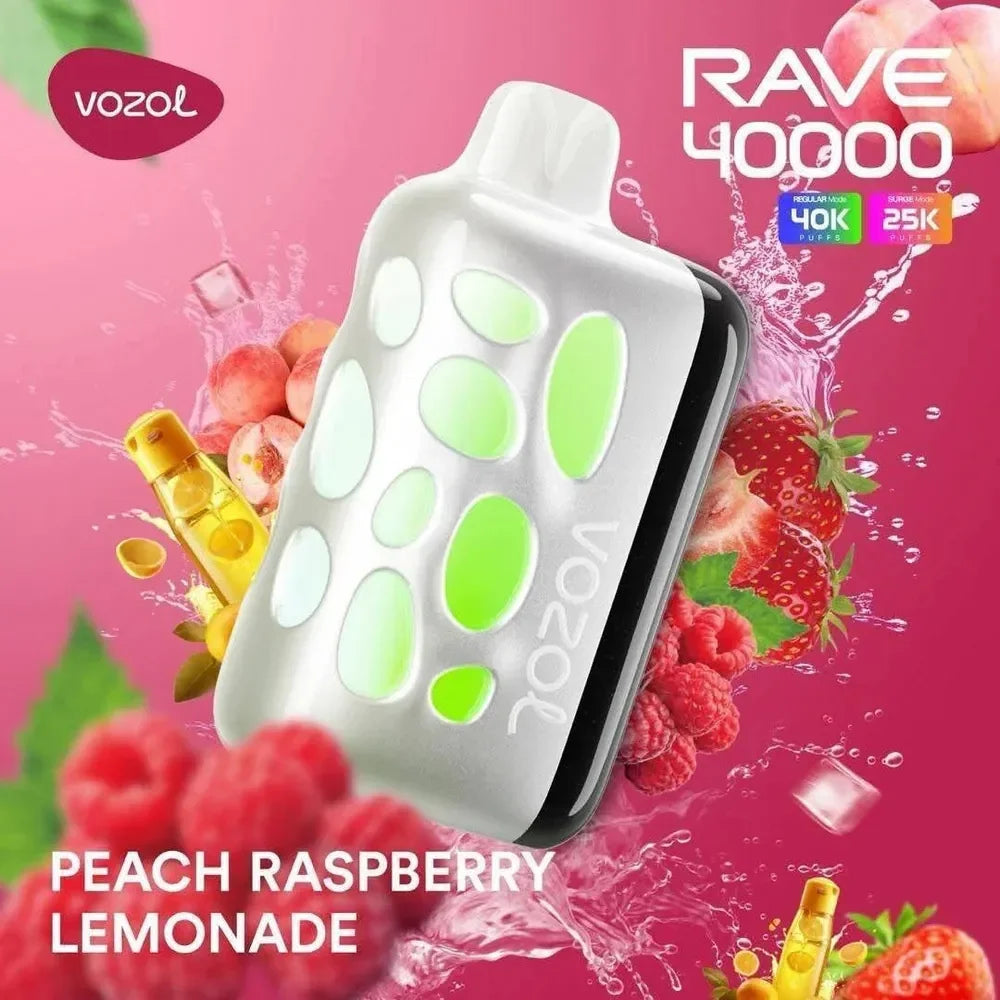 VOZOL RAVE 40K Disposable Puffs بود فوزول ريف 40 الف سحبة