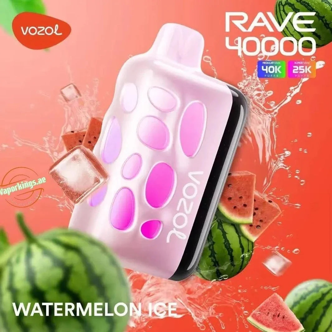 VOZOL RAVE 40K Disposable Puffs بود فوزول ريف 40 الف سحبة