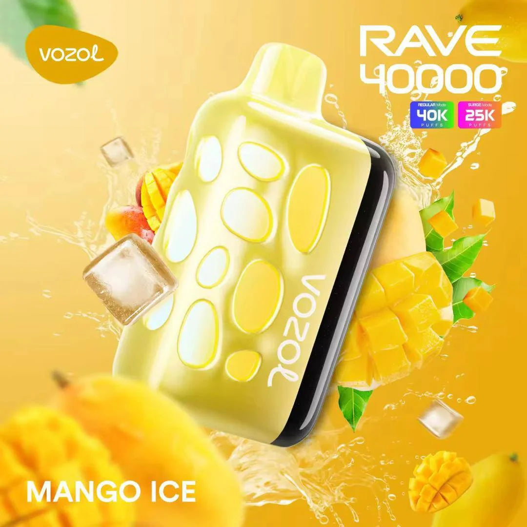 VOZOL RAVE 40K Disposable Puffs بود فوزول ريف 40 الف سحبة