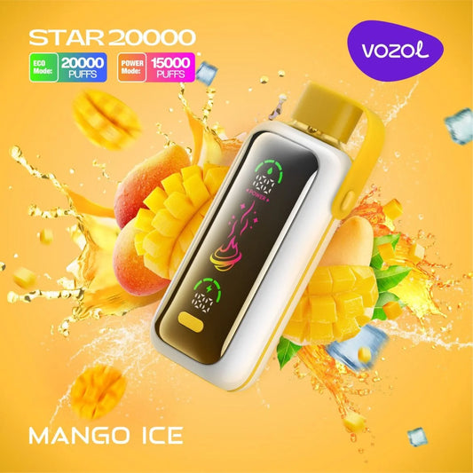 VOZOL STAR 20K Disposable Puffs بود فوزول ستار 20 الف سحبة