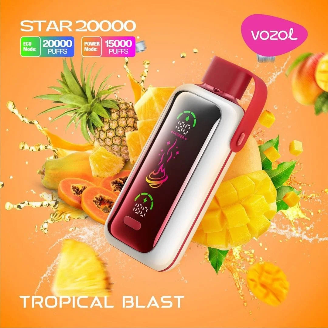 VOZOL STAR 20K Disposable Puffs بود فوزول ستار 20 الف سحبة