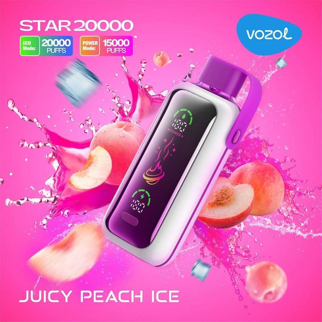 VOZOL STAR 20K Disposable Puffs بود فوزول ستار 20 الف سحبة