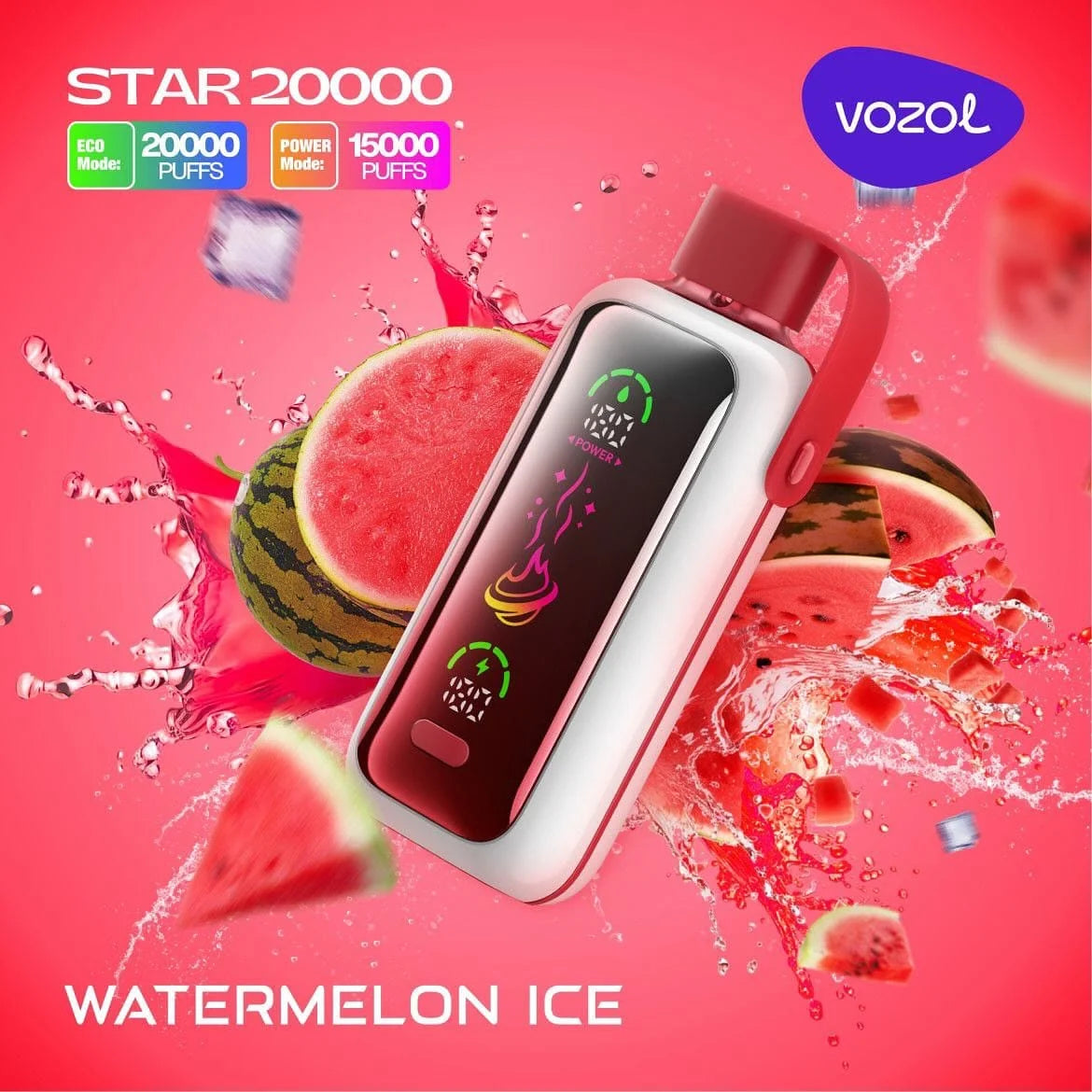 VOZOL STAR 20K Disposable Puffs بود فوزول ستار 20 الف سحبة