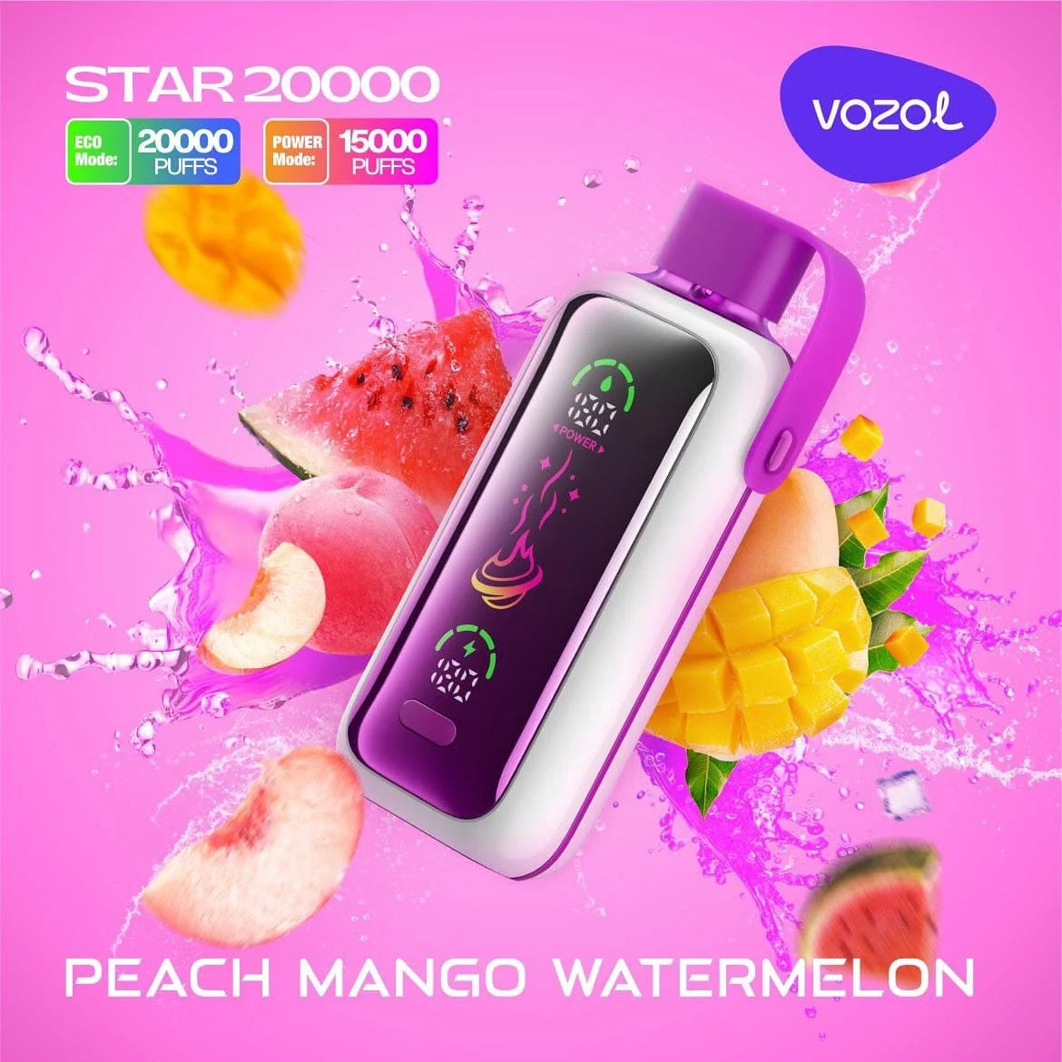 VOZOL STAR 20K Disposable Puffs بود فوزول ستار 20 الف سحبة