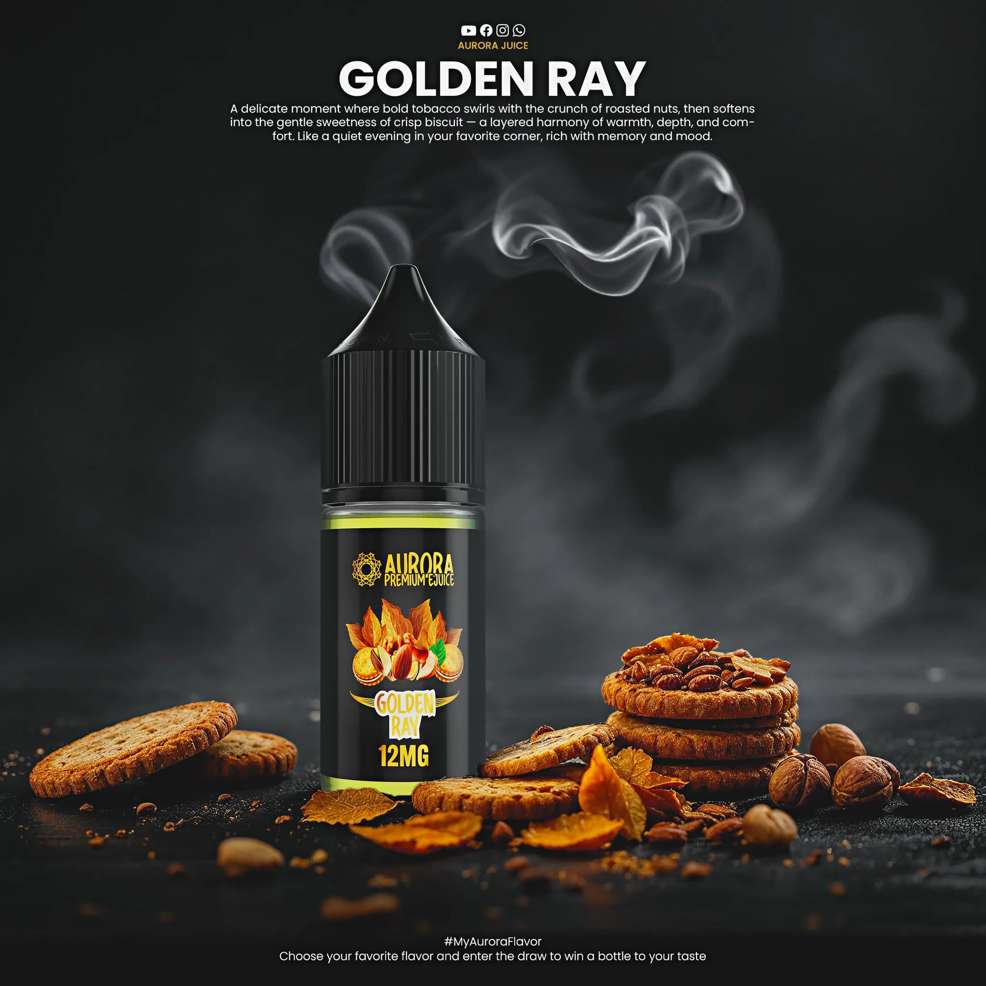 Aurora Liquid MTL 30 ML ارورا ليكويد سحبة سيجارة 30 ملي