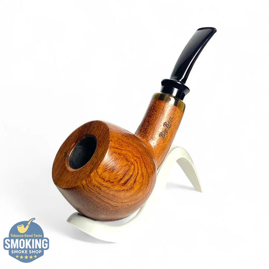 Big Ben Bent Apple Smooth Briar Pipe (9mm) — بايب بيج بِن شكل التفاحة المنحني بريار تشطيب ناعم (فلتر 9 مم)