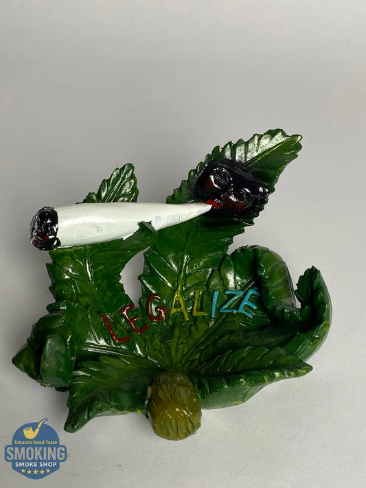 طفاية سجاير خزف ستايل القنب | Resin Novelty Ashtray Collection