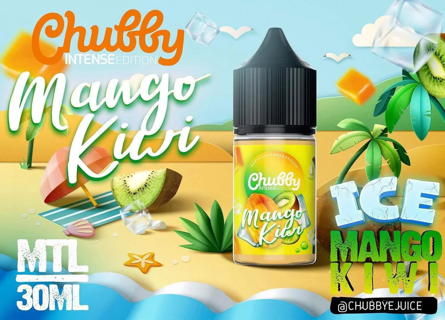 Chubby Liquid MTL 30 ML تشابي ليكويد سحبة سيجارة 30 ملي