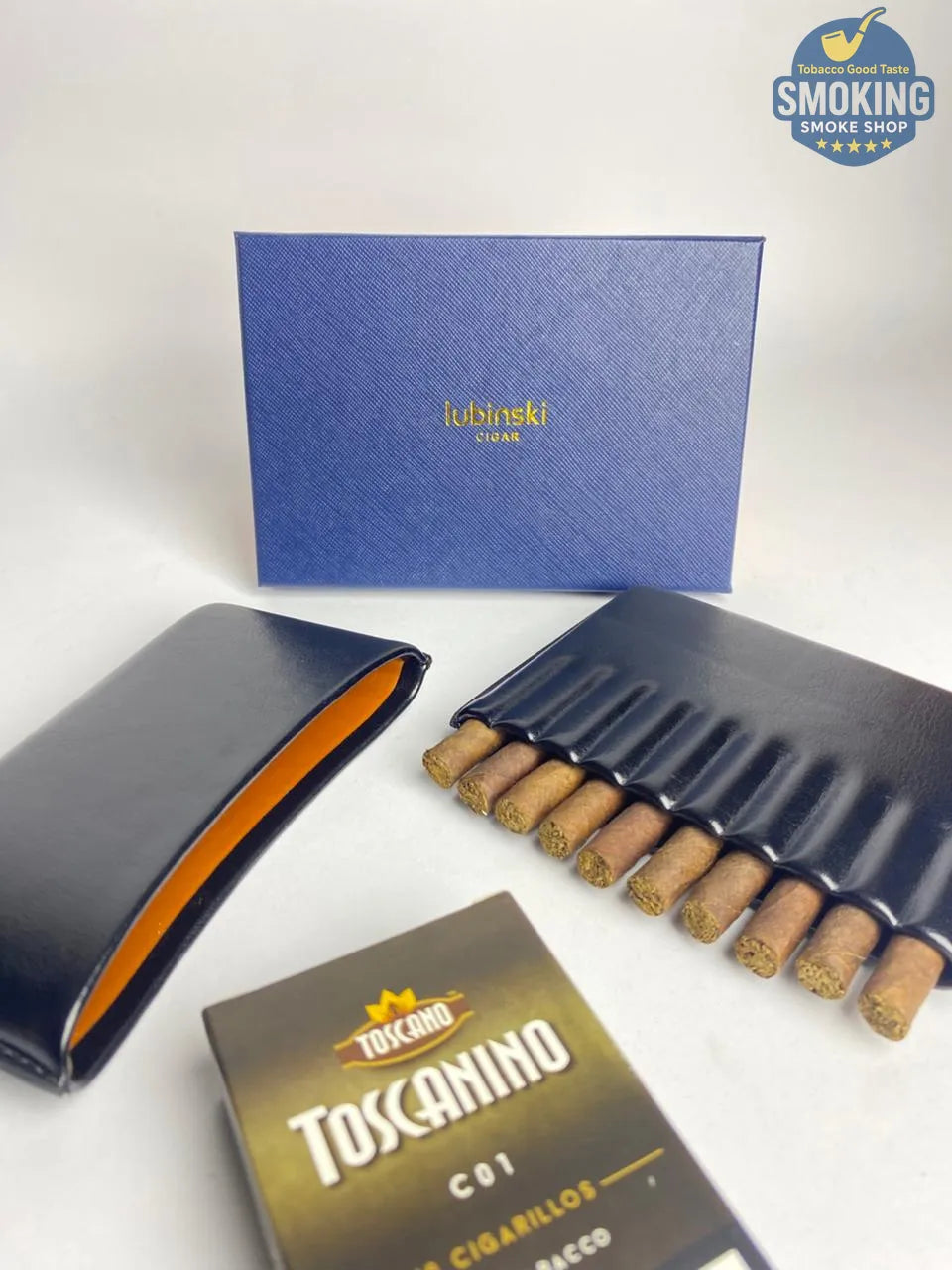 Lubinski Cigarillo Leather Case — حافظة سيجاريلو جلد لوبينسكي