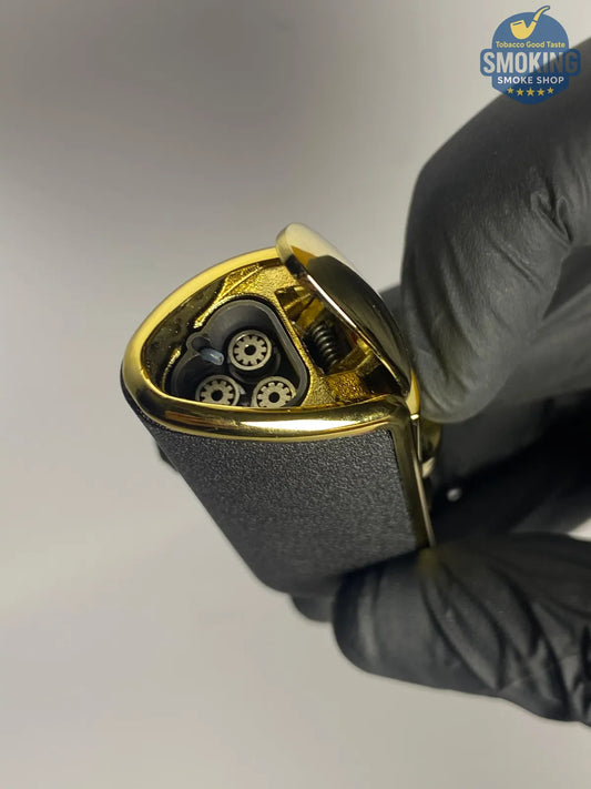 Jobon Triple-Jet Cigar Lighter with Punch — ولاعة سيجار جوبون تورش ثلاثية مع بانشر مدمج
