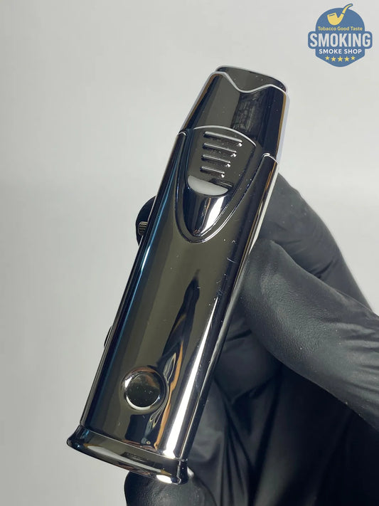 JOBON Dual Torch Jet Lighter — ولاعة تورش مزدوجة من جوبون ولاعة غاز بنافذة وقود