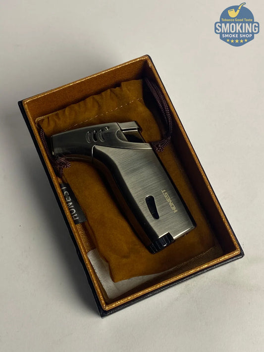 HONEST Single Torch Jet Lighter (Pipe & Cigar) — ولاّعة HONEST تورش مفردة للبايب والسيجار