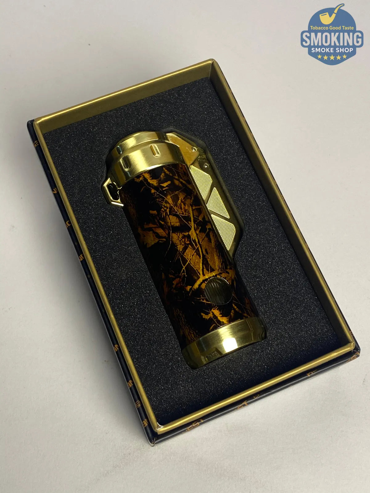 Dual-Function Cigar (Triple Jet ) LIGHTER — ولاّعة سيجار ثنائية الوظيفة (تورش ثلاثي )