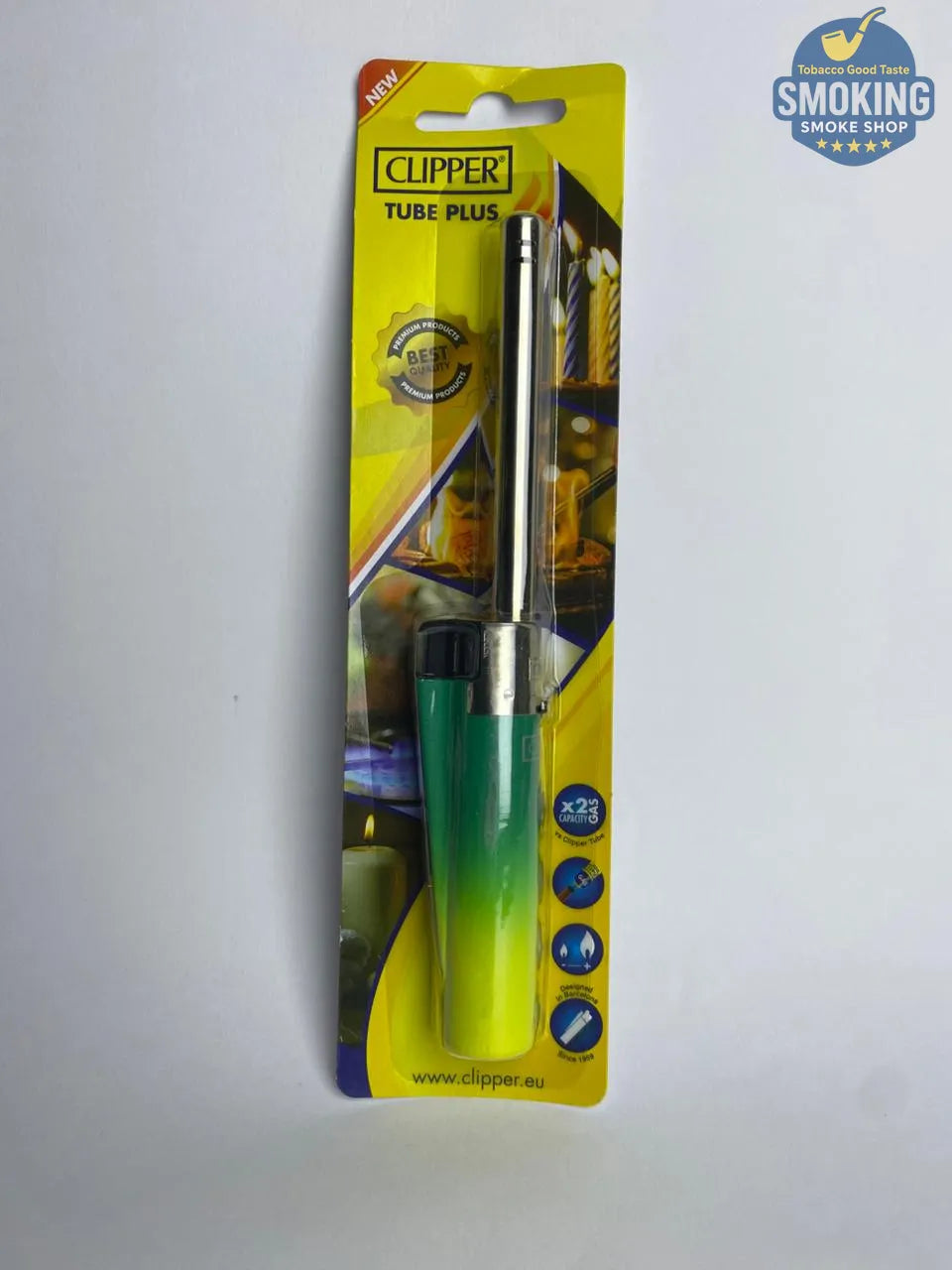 Clipper Tube Plus Refillable Utility Lighter — ولاعة كليبر تيوب بلس طويلة قابلة لإعادة التعبئة