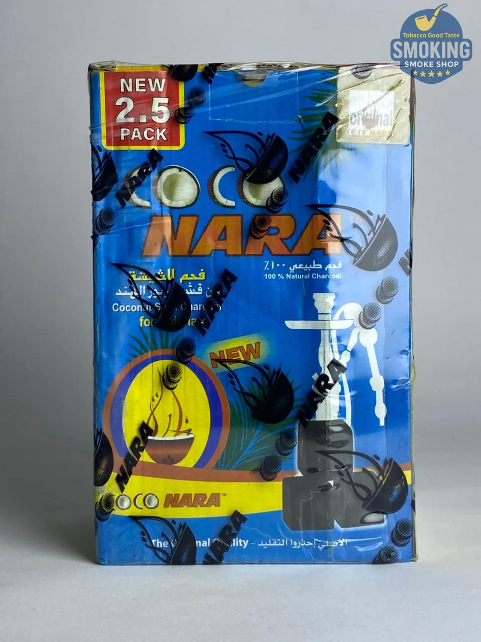 Coco Nara Shisha charcoal فحم كوكو ناره مكعبات