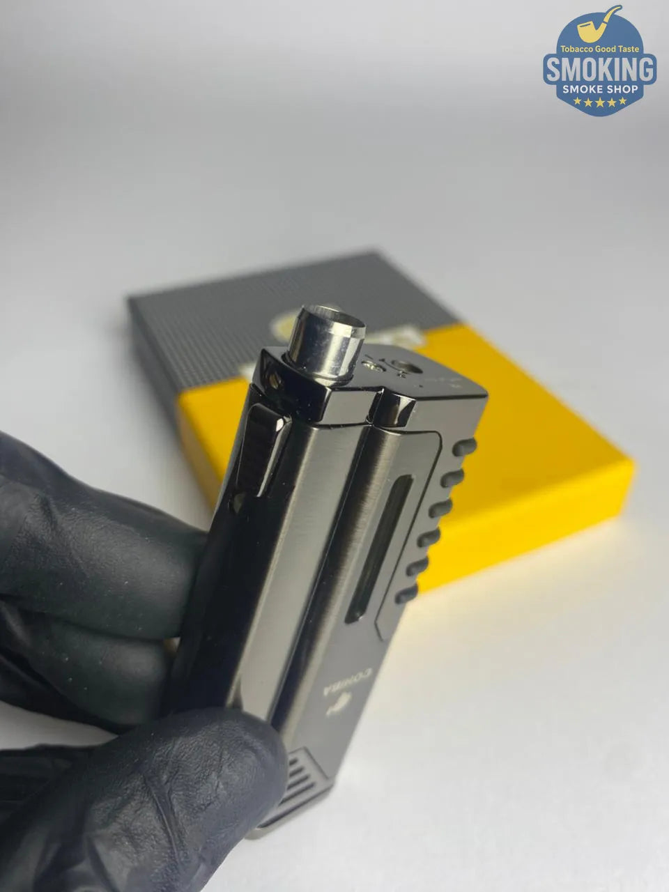 COHIBA 4 Torch Cigar Lighter — ولاعة سيجار كوهيبا 4 شعلة🔥 اصفر واسود