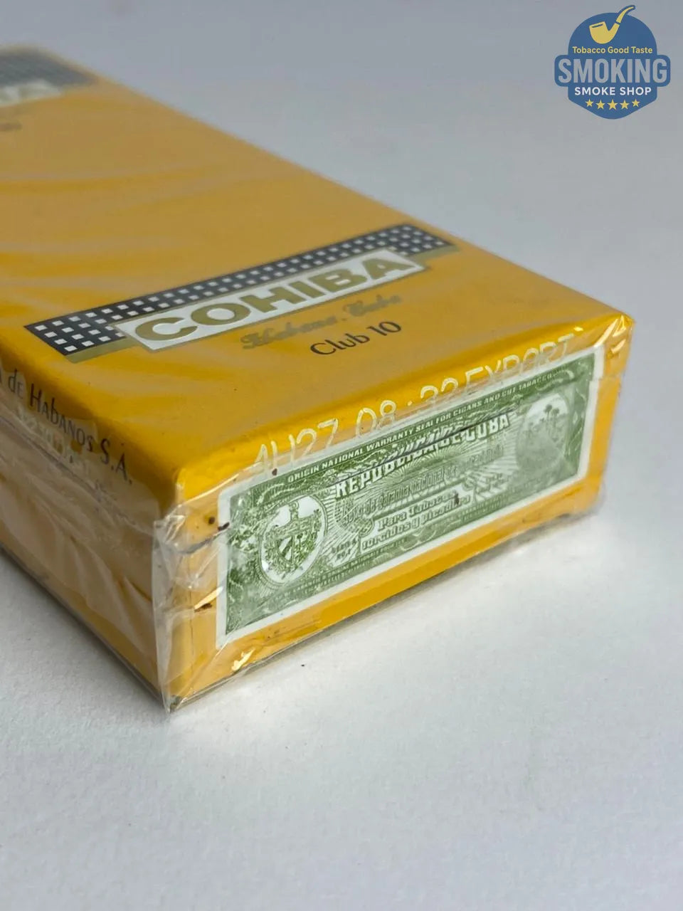 Cohiba Club 10 Yellow — سيجاريلو كوهيبا كلوب 10 اصفر (كوبي فاخر) 🇨🇺